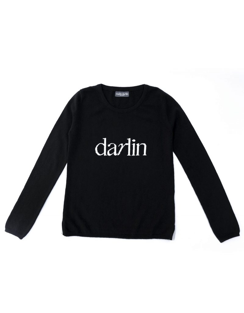 Darlin Black Cashmere Jumper by Malin Darlin